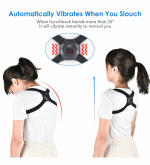 Houdingsondersteunend vest voor een betere houding en rugondersteuning, Zwart Houdingsondersteunend vest voor een betere houding en rugondersteuning, Zwart