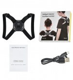 Houdingsondersteunend vest voor een betere houding en rugondersteuning, Zwart Houdingsondersteunend vest voor een betere houding en rugondersteuning, Zwart