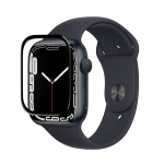 Gehard glazen screen protector voor Apple Watch 7, 45mm