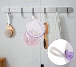 Gecombineerde wasmand/waszak voor ondergoed, Roze