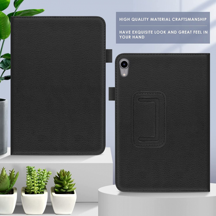 Case met penhouder voor iPad Mini 6, Zwart Case met penhouder voor iPad Mini 6, Zwart