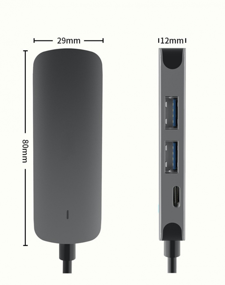 USB-C Hub 4 poorten