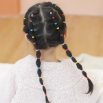 2000-pack Haarkoordjes voor kinderen, veelkleurig 2000-pack Haarkoordjes voor kinderen, veelkleurig