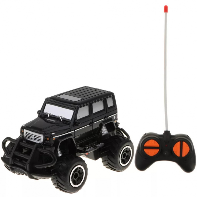 Off-Road RC auto Jeep, zwart