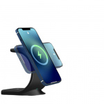 Qi lader voor mobiele apparaten, 15W, Zwart Qi lader voor mobiele apparaten, 15W, Zwart