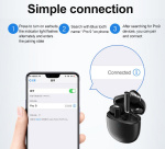 Pro 9 TW in-ear hoofdtelefoon met aanraakbediening, zwart