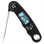 Vleesthermometer, zwart