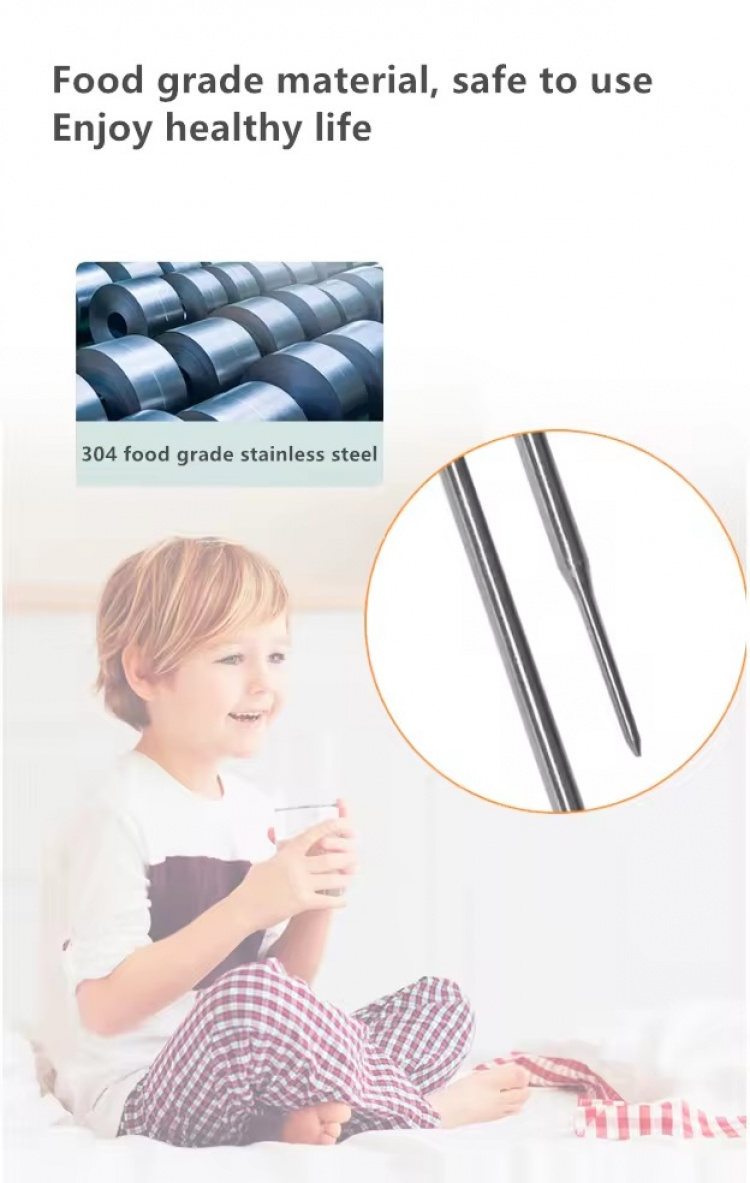 Vleesthermometer, zwart