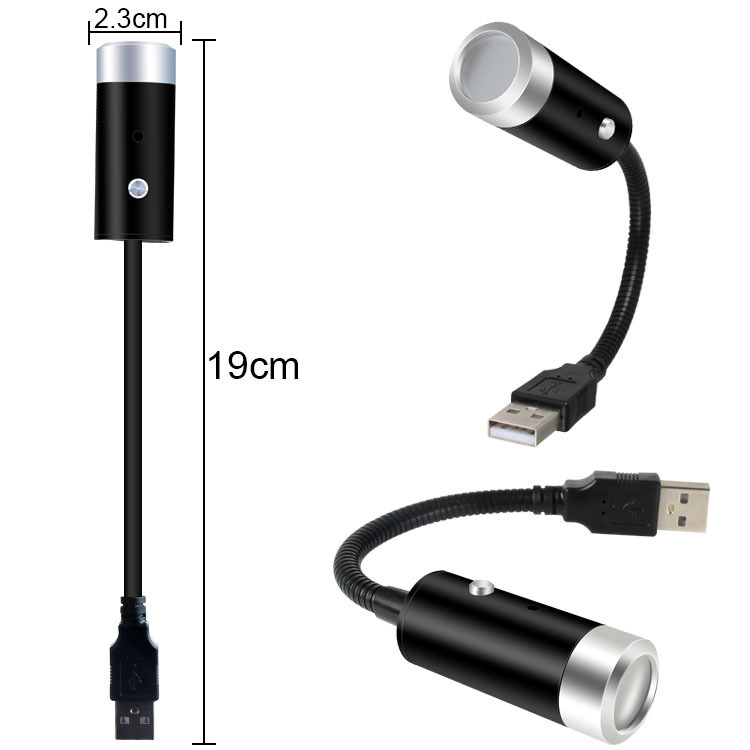 USB-Lamp die een Sterrenhemel Atmosfeer in de Auto geeft, Rood licht USB-Lamp die een Sterrenhemel Atmosfeer in de Auto geeft, Rood licht