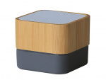 Bluetooth Mini Houten Luidspreker voor Kantoor, Grijs