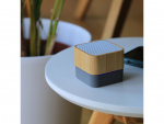 Bluetooth Mini Houten Luidspreker voor Kantoor, Grijs