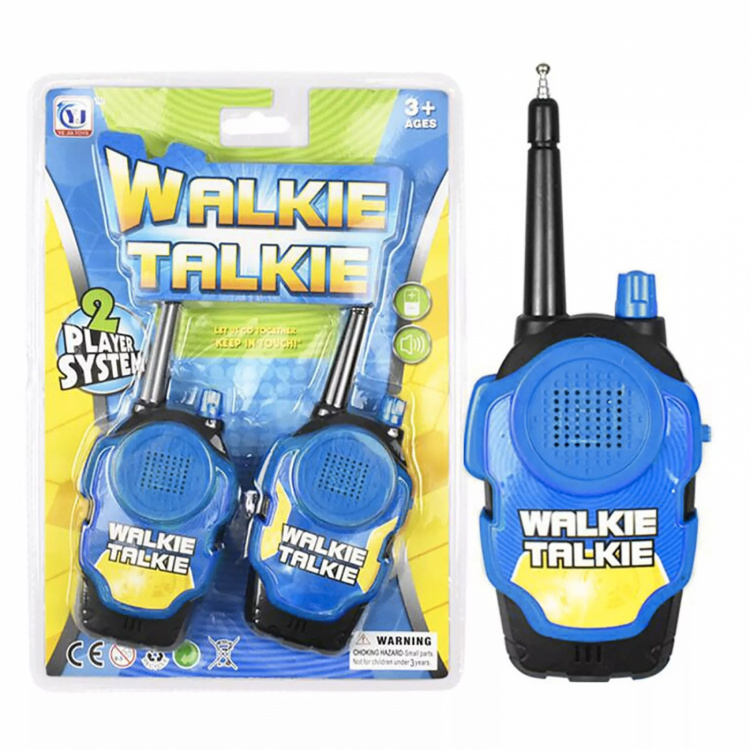 Walkie-talkie voor kinderen in een 2-pack, Blauw