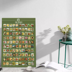 100 Gerechten Bucket List Poster 100 Gerechten Bucket List Poster