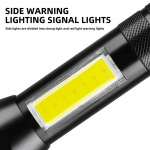 Zaklamp met noodhamer