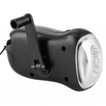 Handbediende LED-zaklamp, Zwart