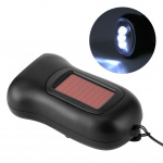 Handbediende LED-zaklamp, Zwart