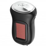 Handbediende LED-zaklamp, Zwart