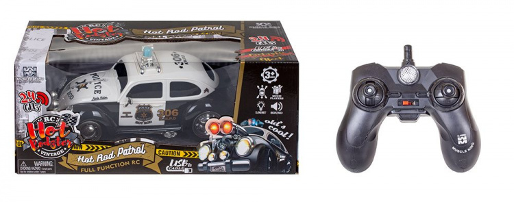 RC Hete Roadster Politiepatrouille, radiografisch bestuurbare auto RC Hete Roadster Politiepatrouille, radiografisch bestuurbare auto