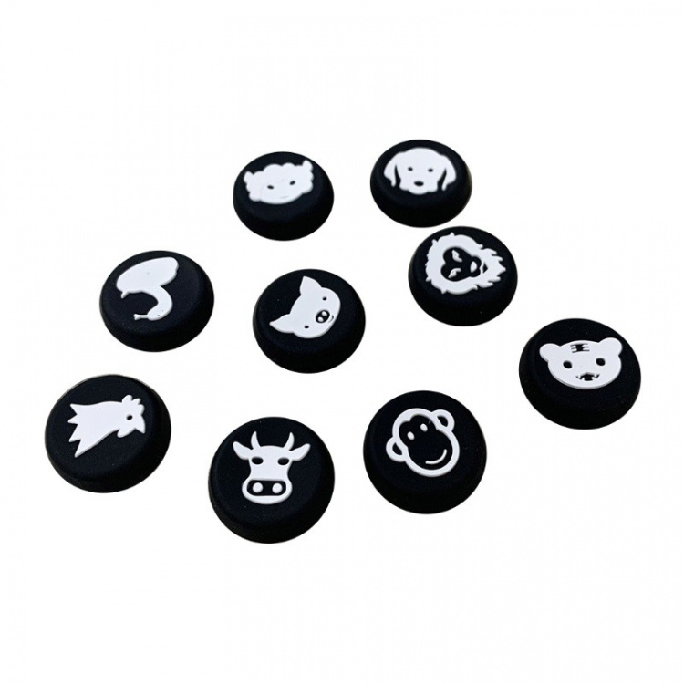 Dieren Thumb Grips voor PS5/PS4, Xbox series X, 9 stuks Dieren Thumb Grips voor PS5/PS4, Xbox series X, 9 stuks