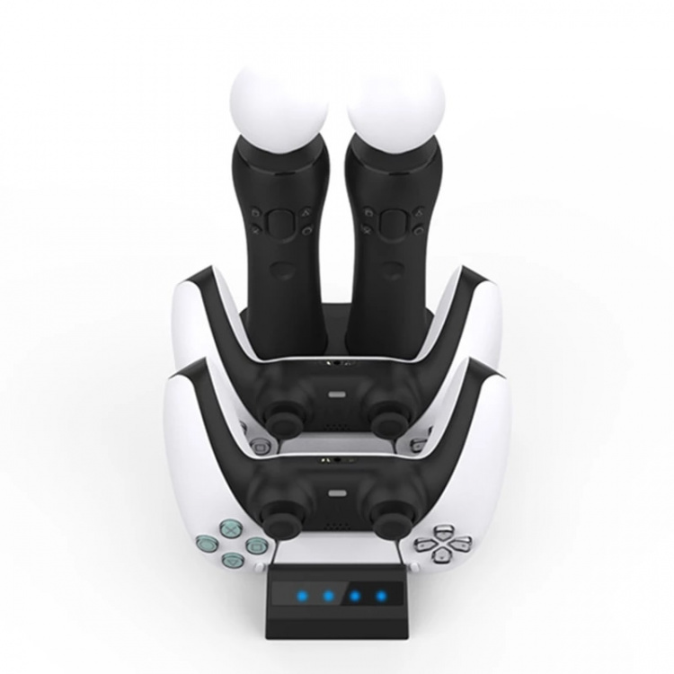 4 in 1 Oplaadstation voor PS5 en VR Move-controllers