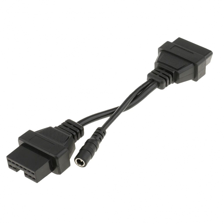16-pins naar 12-pins OBD2-adapter voor Mitsubishi 16-pins naar 12-pins OBD2-adapter voor Mitsubishi