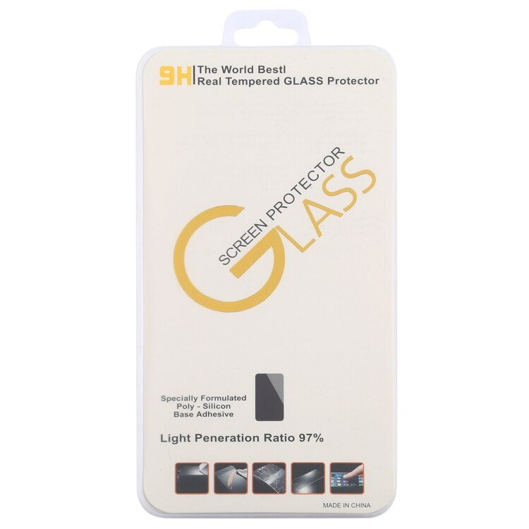 9H gehard glas screenprotector voor iPhone 14, zwart