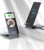 Opvouwbare en draadloze oplader voor smartphone, iWatch, Airpods Opvouwbare en draadloze oplader voor smartphone, iWatch, Airpods