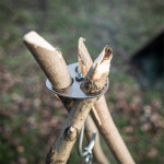 Statiefhouder met haak Statiefhouder met haak