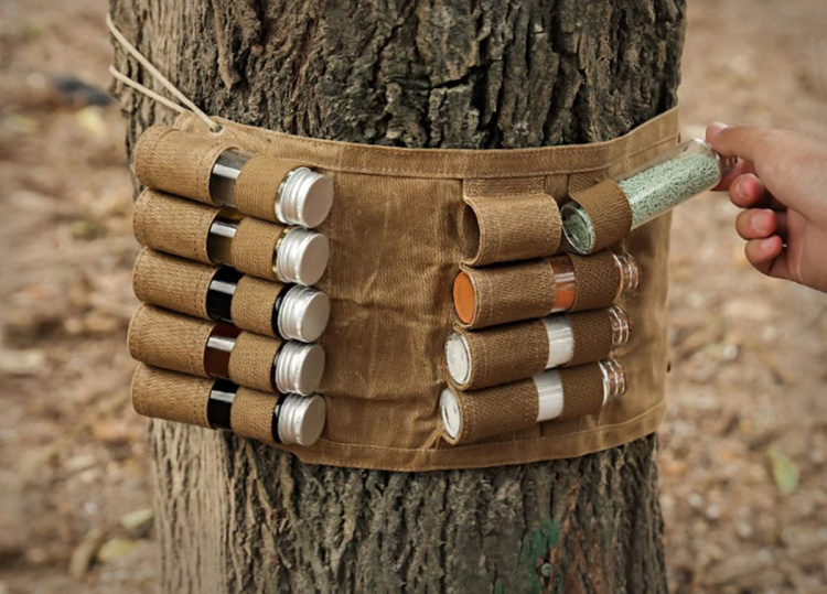 Opslagtas voor Kruiden Incl. Kruidenpotjes Opslagtas voor Kruiden Incl. Kruidenpotjes