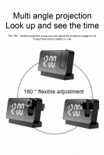 Alarmklok met projector