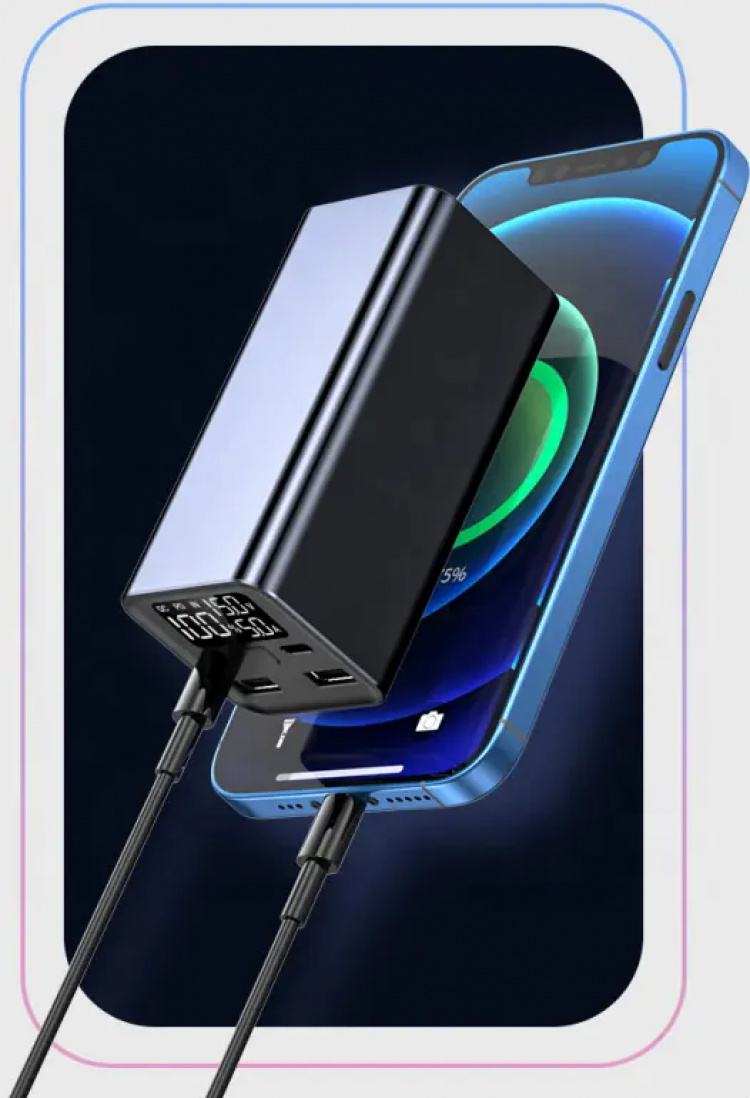 Powerbank 20000mAh 65W QC3.0 Snel Opladen voor Telefoon & Laptop Powerbank 20000mAh 65W QC3.0 Snel Opladen voor Telefoon & Laptop