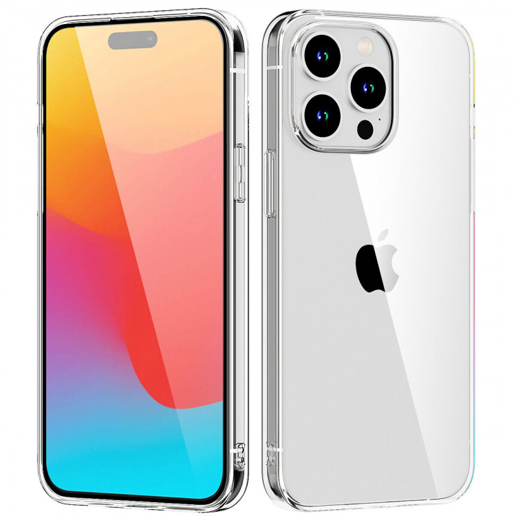 TPU Mobiel Hoesje voor iPhone 15 Plus, Transparant