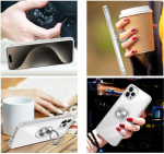 Transparant hoesje met ringhouder, iPhone 15 Pro Max Transparant hoesje met ringhouder, iPhone 15 Pro Max