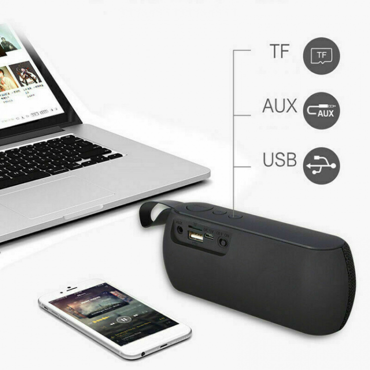 Q106 Draadloze Luidspreker, Bluetooth, USB, Rood Q106 Draadloze Luidspreker, Bluetooth, USB, Rood