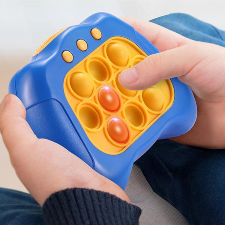 Quick Push Pop it speelgoed, Blauw