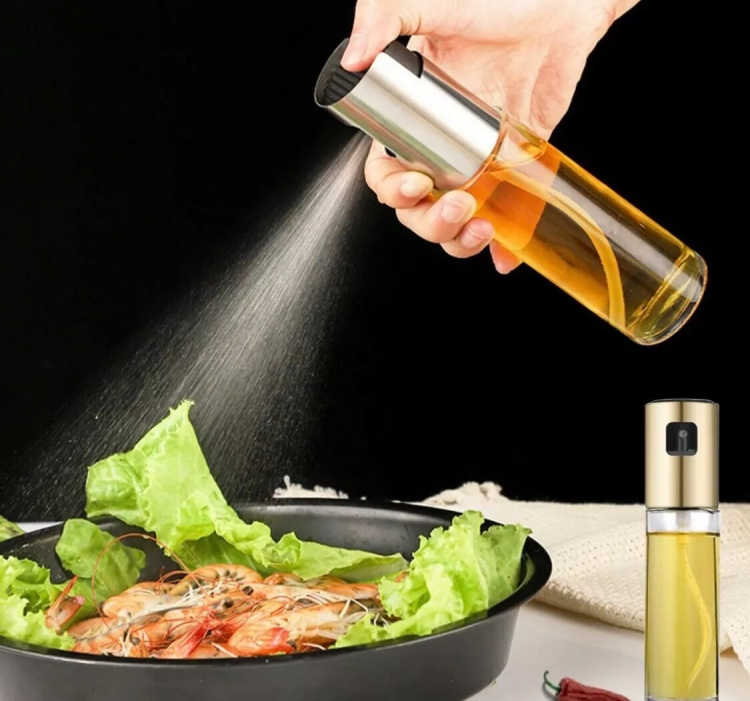 Glazen spuitfles voor azijn/olie, 100ml