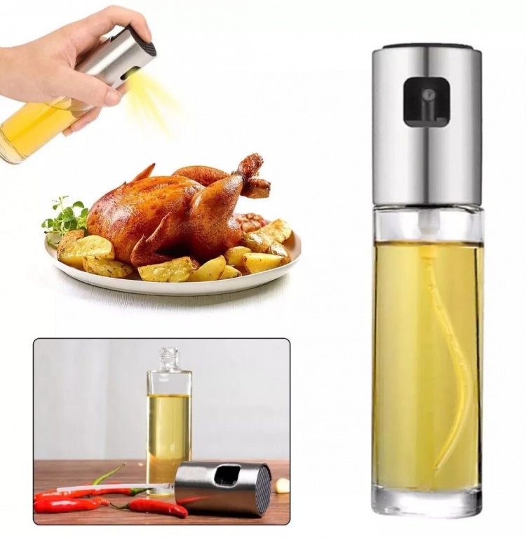 Glazen spuitfles voor azijn/olie, 100ml