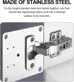 Scharnier reparatieplaat 4 stuks