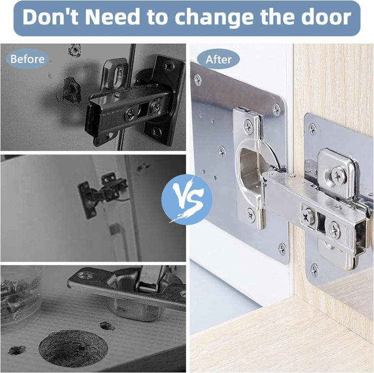 Scharnier reparatieplaat 2-pak