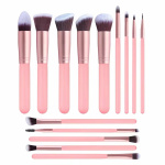 Set van 14 Make-up kwasten, Roze Set van 14 Make-up kwasten, Roze