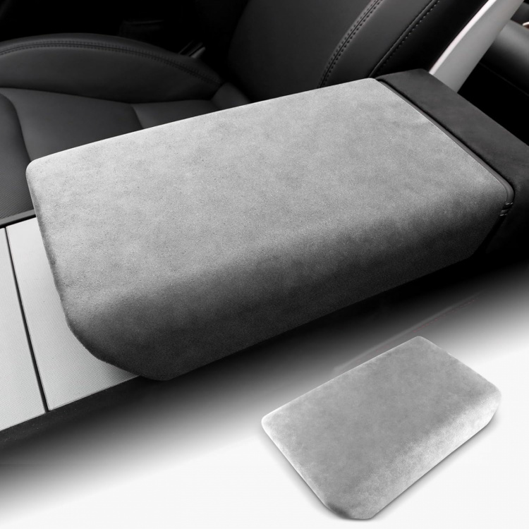 Armsteunhoes voor Tesla Model 3 & Y, Lichtgrijs Armsteunhoes voor Tesla Model 3 & Y, Lichtgrijs