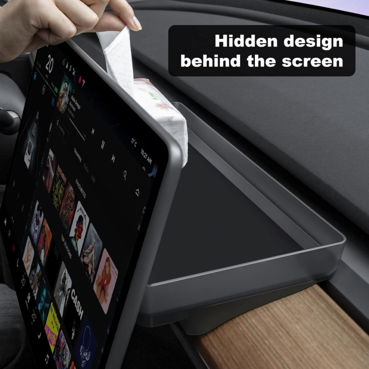 Display opbergbox achteraan, Tesla Model 3 & Y