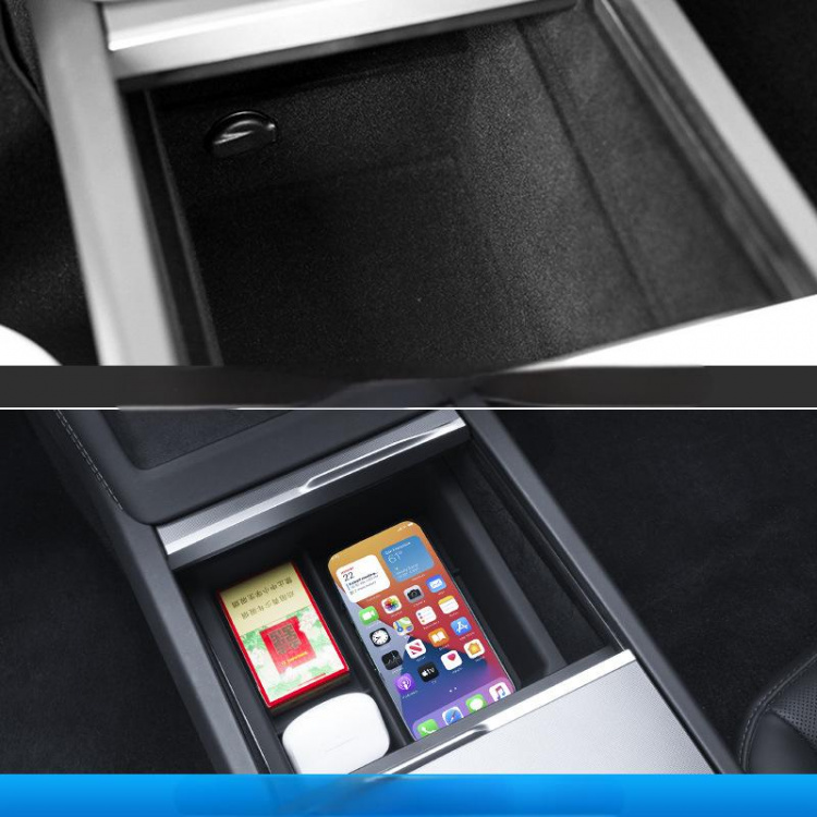 Opbergbox met sorteervakken voor Tesla Model 3 Highland