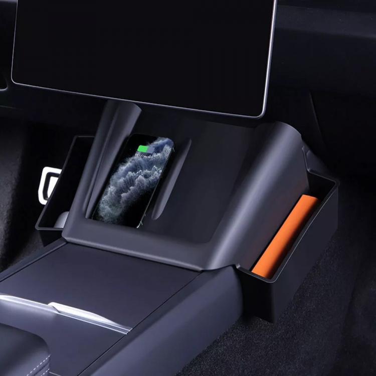 Middenconsolehoes met opbergruimte voor Tesla Model 3 Middenconsolehoes met opbergruimte voor Tesla Model 3