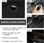 Krikplaten voor Tesla Model 3/Y/X/S, 4 stuks