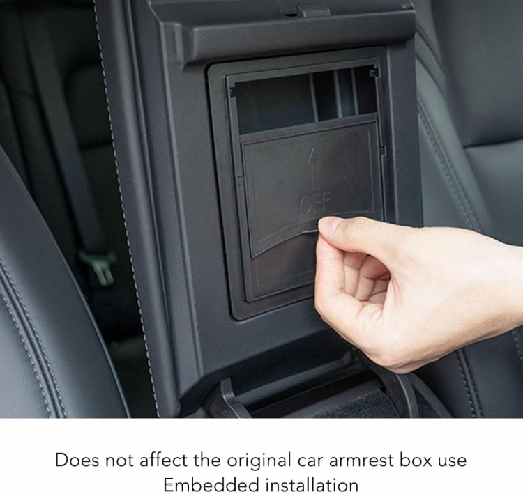 Armsteun opbergbak voor Tesla Model 3 & Y