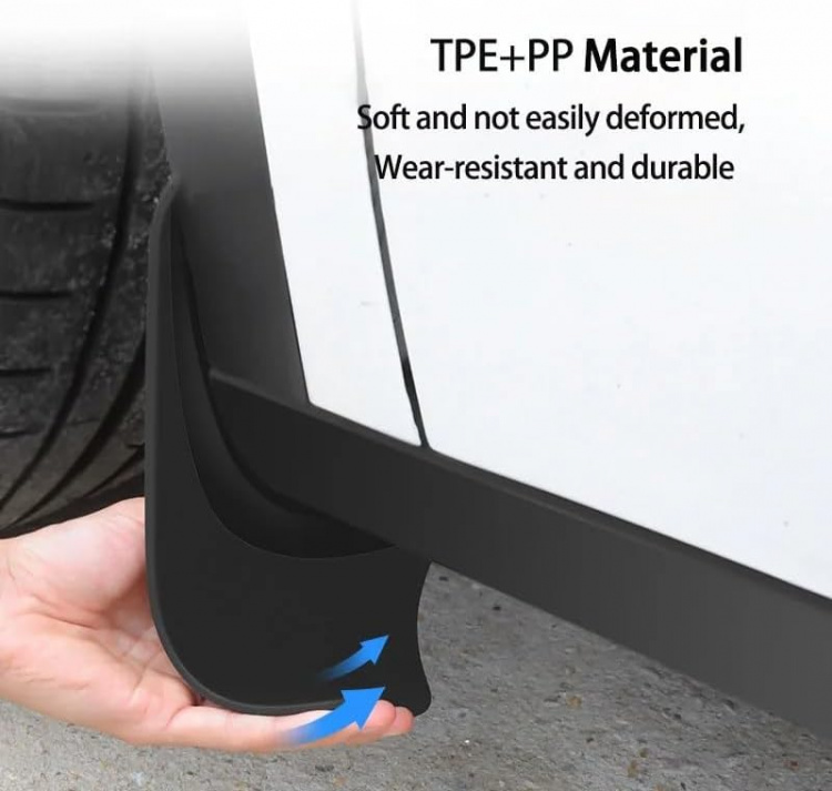 Voor- en achterspatborden voor Tesla Model Y