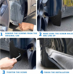 Voor- en achterspatborden voor Tesla Model Y