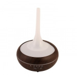 Bevochtiger hout LED lamp, donker hout 240 ml