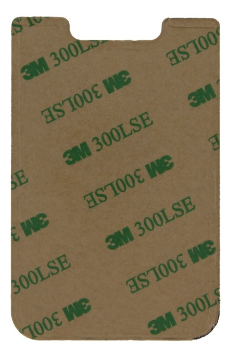 DELTACO Adhesive credit card holder, 3M adhesive, black DELTACO Adhesive credit card holder, 3M adhesive, black